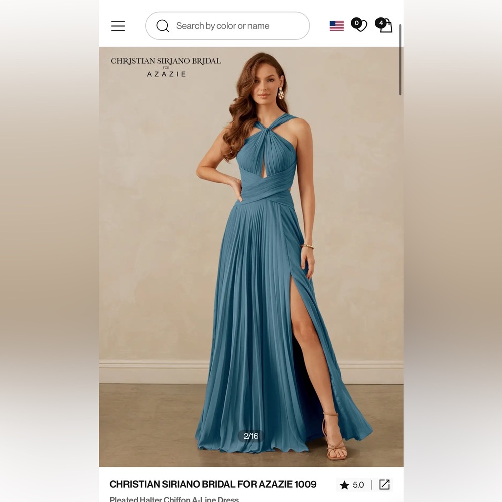Azazie Custom Bermuda Dress